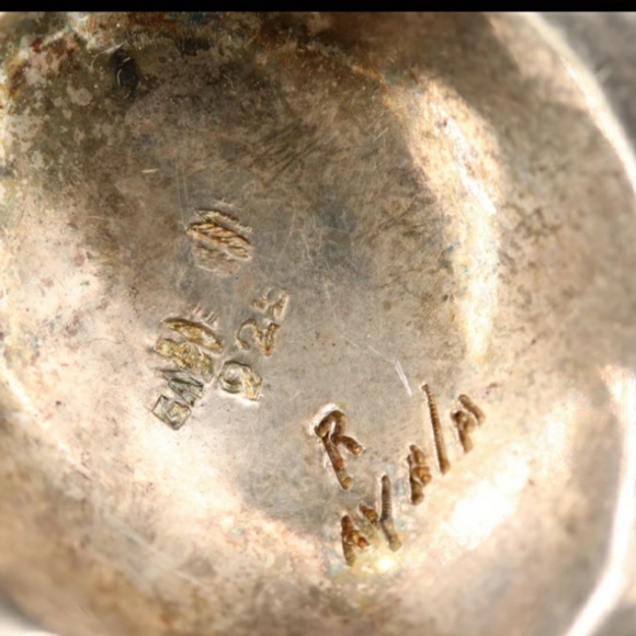 Handmade Warrior Mask Mexican Sterling Silver Brooch Signed Rare Ruben Ayala - Picture 7 of 8